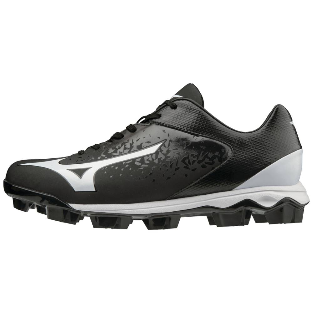 Panske Botasky Mizuno Select Nine TPU Nizke Molded Čierne/Biele Vypredaj WBYM71324